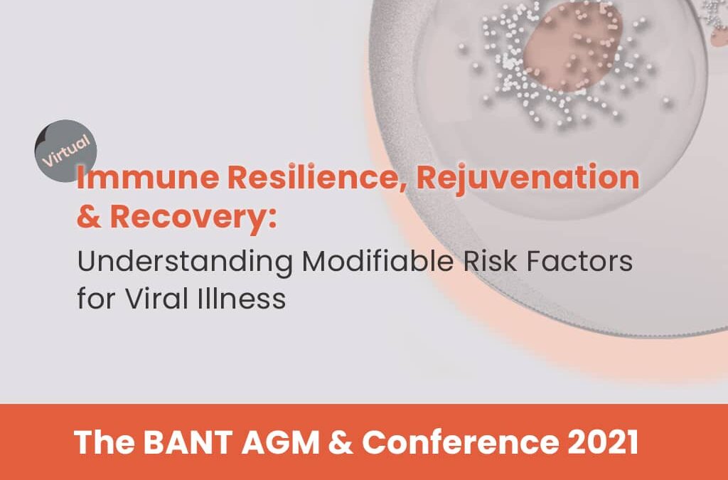 New Event: Immune Resilience, Rejuvenation and Recovery 22 May 2021