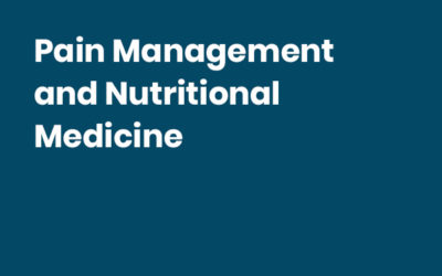 Pain Management and Nutritional Medicine