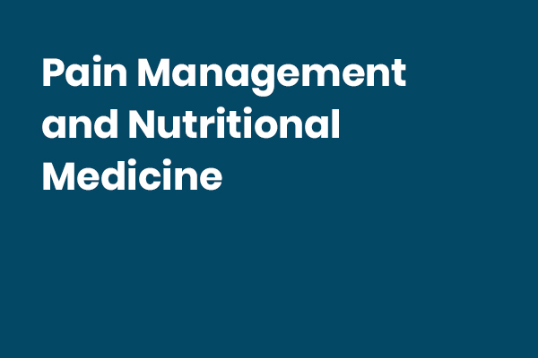 Pain Management and Nutritional Medicine